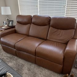 La-Z-Boy Leather Couch 