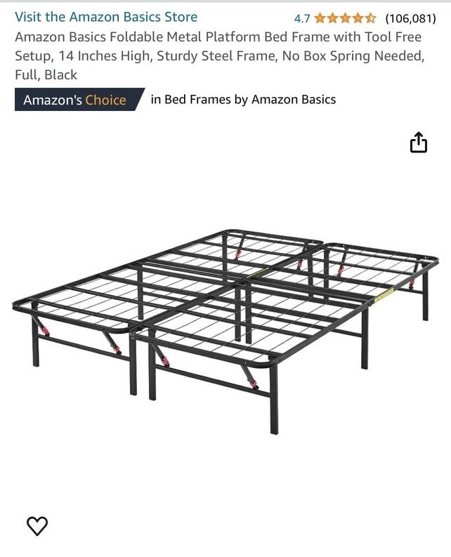 Amazon Basics Futon Metal Frame 