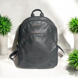 Michael Kors leather black backpack