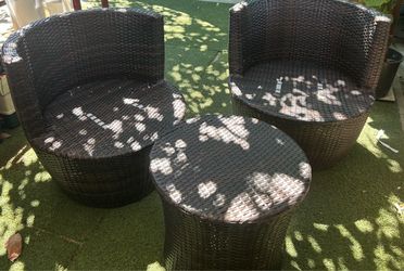 Chair and table set