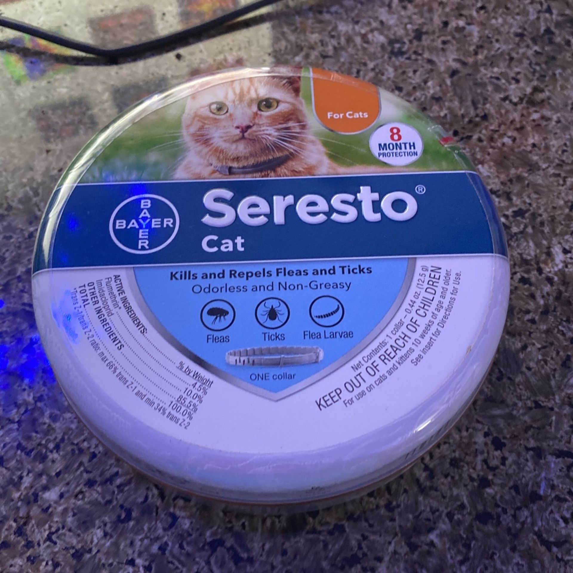 Seresto cats eight months