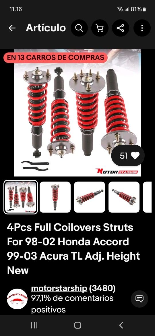 Shocks Set