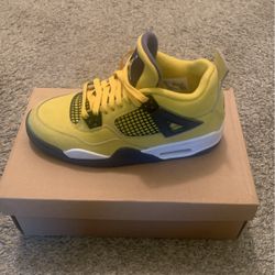 Air Jordan 4 Retro Gs “Lightning” 2021