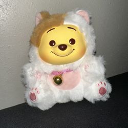 Disney Miniso Winnie The Pooh Cat Chat Plushie Keychain