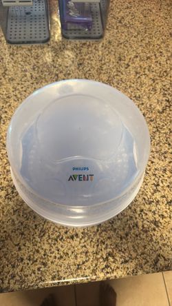 Philips AVENT Microwave Steam Sterilizer for Baby Bottles, Pacifiers, Cups and More,