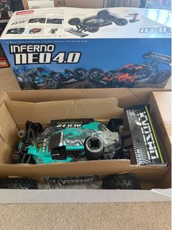 1:8 Scale Radio Controlled .21 Engine Powered 4WD Racing Buggy Readyset Inferno NEO 4.0 Color Type 2