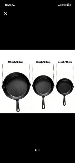 $70 OBO/OMO LugoBox Cast Iron Pan Set