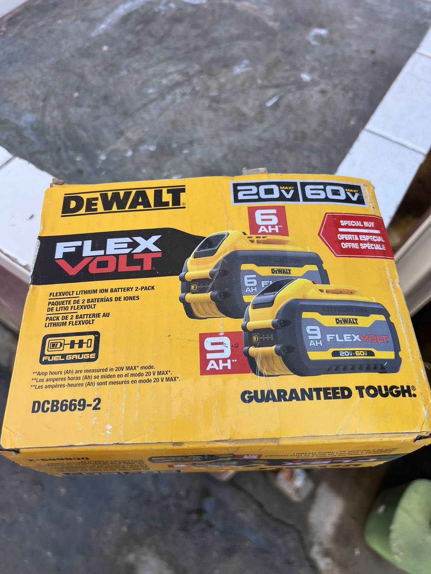Dewalt Battery Pack New 6h And 9h Flext Volt for Sale in Los