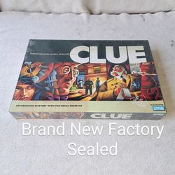 Brand New Factory Sealed Vintage 2002 Clue Board Game