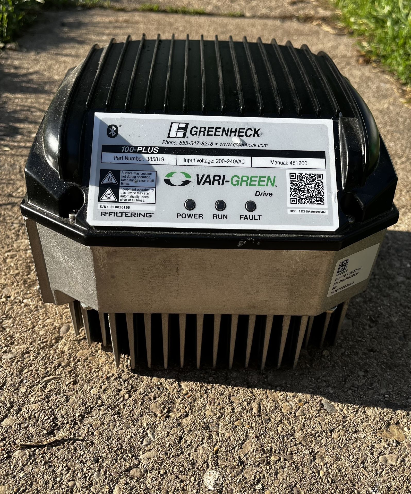 Greenheck VariGreen Drive 100+ VFD 385820 Brand New for Sale in Cudahy