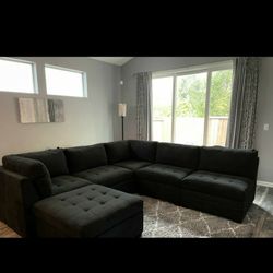 Modular Sectional Couch Sofa With Ottoman 