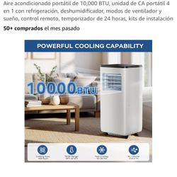 Air Conditioner PORTABLE 10,000 BTU 