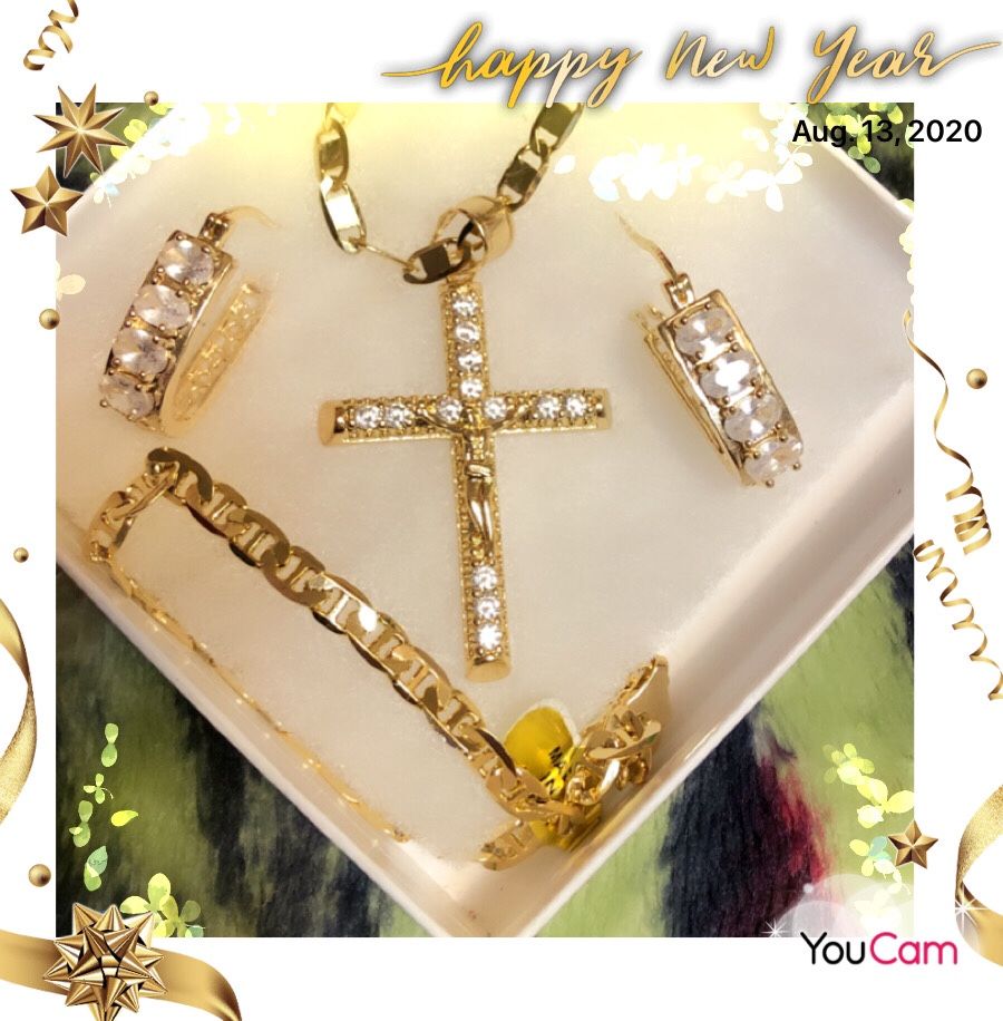 4 piece beautiful cross set