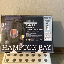 Hampton Bay 24 Ft LED Plug In String Lights