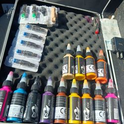 Tattoo Ink And Needles 
