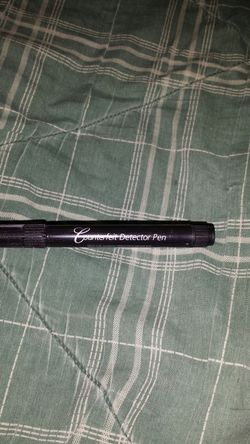 Money pen counterfeit detector
