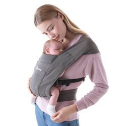 aby Ergobaby Embrace Cozy Knit Newborn Carrier for Babies