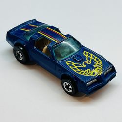 Vintage 1980 Hot Wheels Mainline Hot Bird Blue Hong Kong Loose