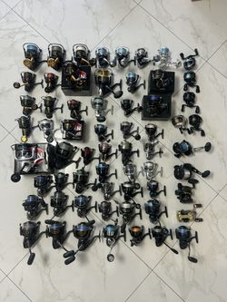 Assorted Quality Fishing Reels New And Used 