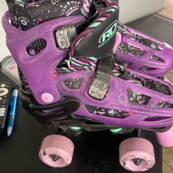 KIDS ROLLER SKATES SIZE 3-6  BRAND  ROLLER DERBY  ADJUSTABLE 