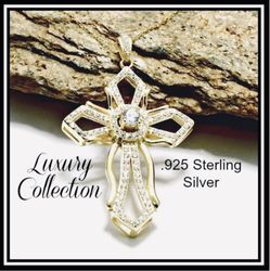 1.25ctw grade AAA Italian cz with sterling silver and 18k gold