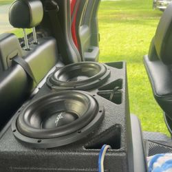 skar 8’s in ported box