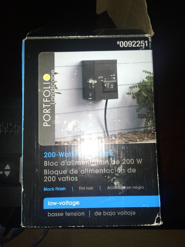 200 Watt Low Voltage Landscape Lighting Power Pack For In 200 Watt Low Voltage Landscape Lighting Power Pack