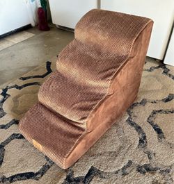 3-Step Pet Stairs with Fabric Cover