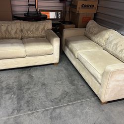 Couch and Loveseat (free) (2 Items)
