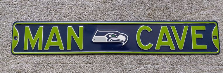 Officially Licensed Seahawks Street Sign 36" X 5/3/4"