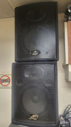 Passive PA speakers.