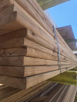5/4 X 6 X 16ft Cedar Deck Boards/ Tablas De Cedro Para Piso Patio Y Pergolas 