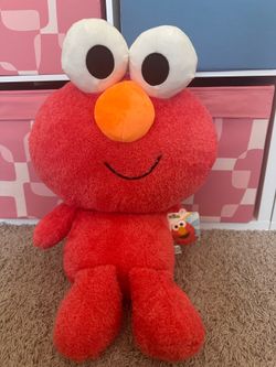 Elmo Sesame Street Toys Jumbo Stuffed Animal, Developmental Toys Jumbo Stuffed