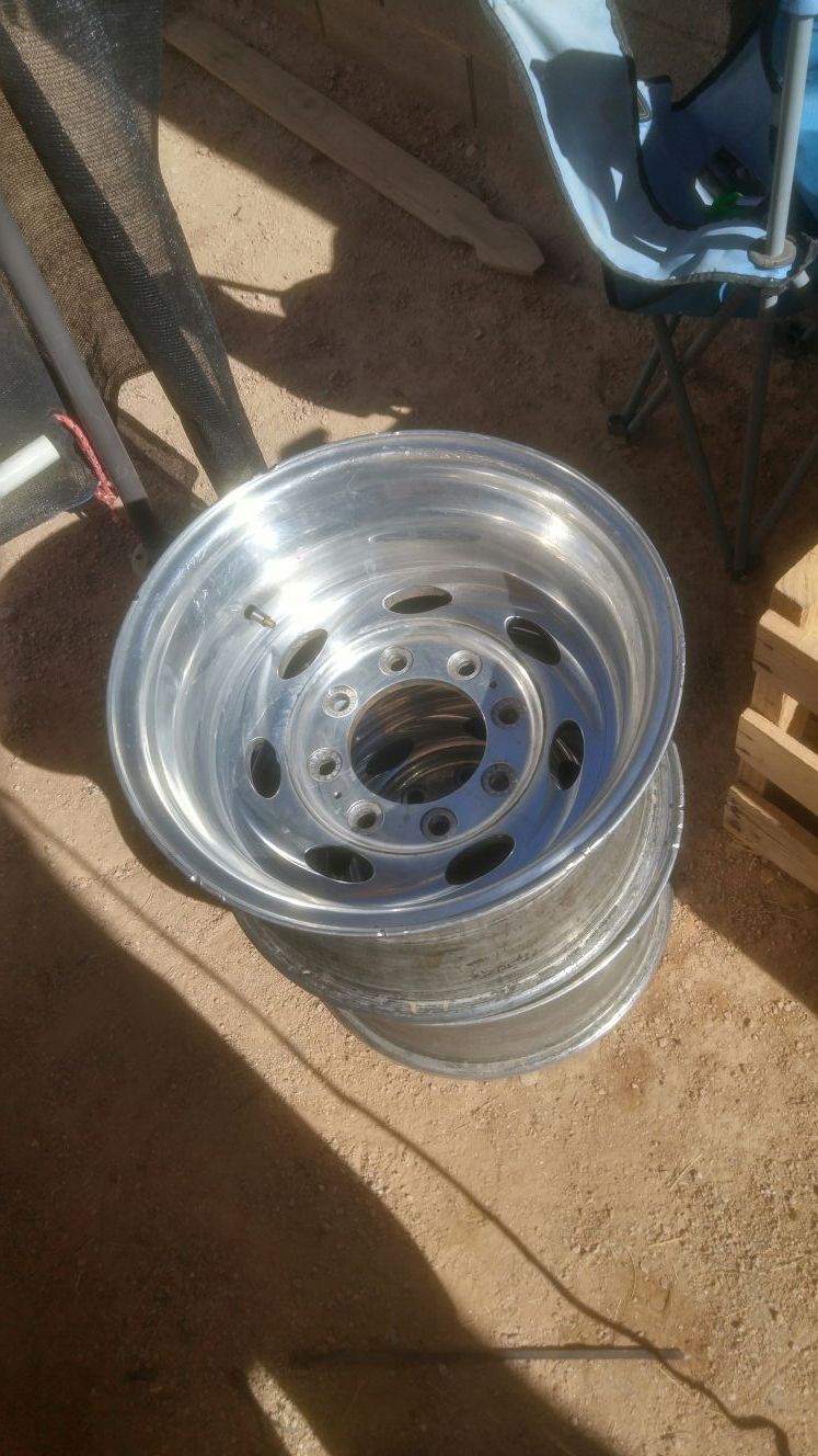Wheels rims ford 8 lug 16" inch weld racing typhoons forged aluminum super duty excursion