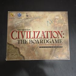 Sid Meiers's Civilization: The Board Game - 2nd Edition By Eagle Games. Sealed!