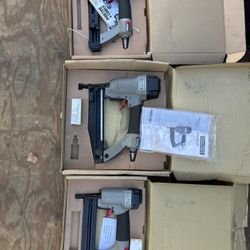 Porter-Cable pneumatic nailers — 16-gauge finish and 18-gauge brad nail guns