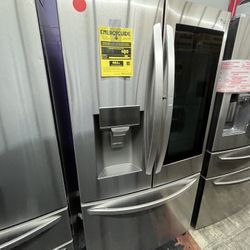 LG Stainless Steel Counter Depth French Door Insta View Fridge 