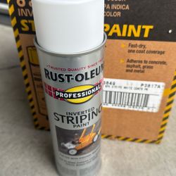 Rust-oleum Inverted Striping Paint Cans (white ) 6 Pack