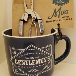 Adventure Is Out There Mug With Mini Multi-Tool Pliers  Key Chain Brand New