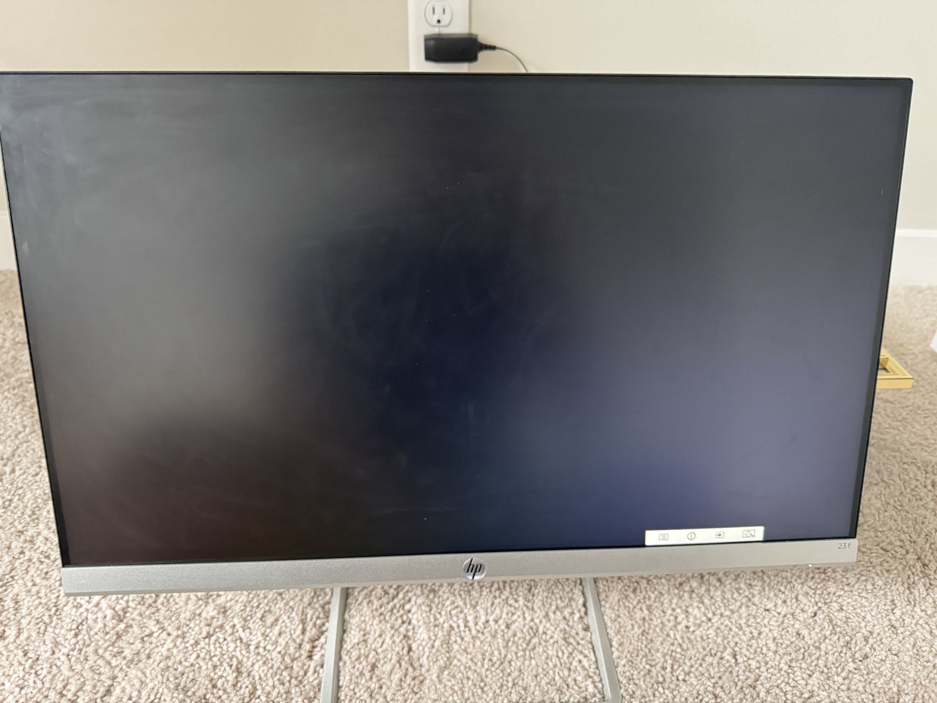 HP 23f 23-inch Monitor (2XN59AA, White/Black)