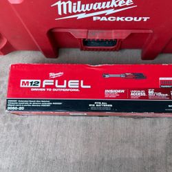 Milwaukee Fuel M12 Insider Extended Reach Box Rachet Socket Adapter Including (NEW) 
