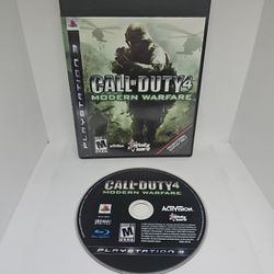 Call of Duty 4: Modern Warfare (PS3, 2007) Rare GameStop Promo Case