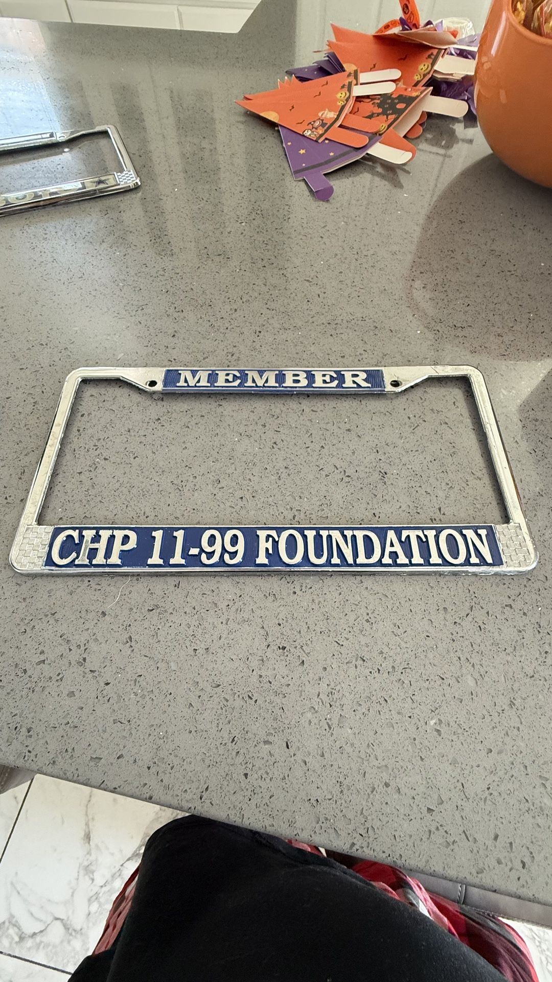 CHP 11-99 Foundation License Plate