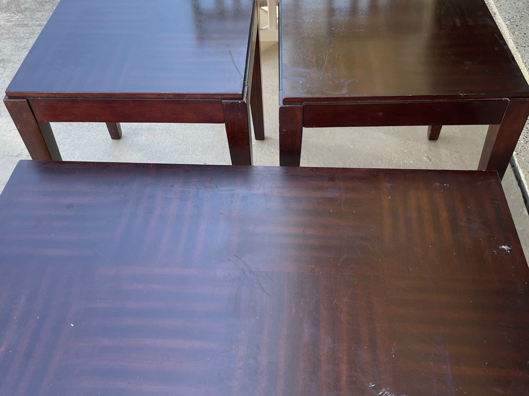 Wood Table Set
