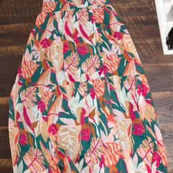 Maxi Summer Floral Print Dress