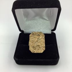 10K Gold Nugget Ring