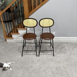 Two chairs/stools 
