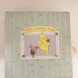 Vintage pooh memory book