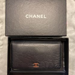 lambskin chanel wallet authentic