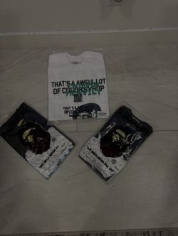 Bape And Awful Lotta Cough Syrup Shirts 